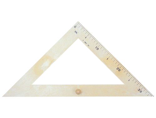 Esquadro faibo de plastico imitacao em madeira 50 cm , Faibo , 76232 , 8425901233005